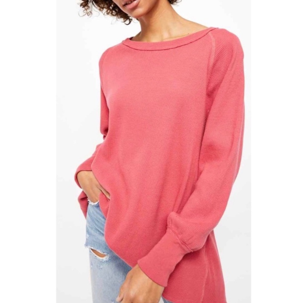 Free People Amelia Thermal Boho Sweater